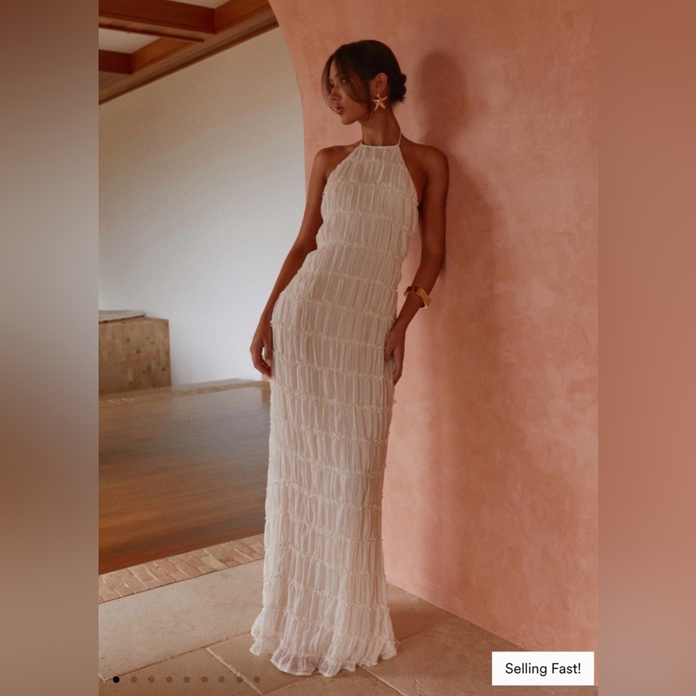 Aullie Maxi Dress - Ivory